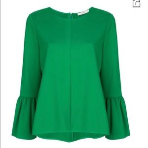 Tibi Weston Bell Sleeve Top. Size 4 (fits big)
